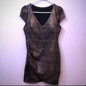 Metallic Bodycon Dress EUC